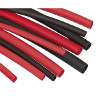 Heat Shrink Tubing Assortment 180pc 50 & 100mm Black & Red