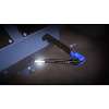 Rechargeable Slim Folding Pocket Light 2 COB & 1 SMD LED - Blue