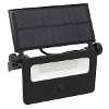 Extra-Slim Solar Floodlight with Wall Bracket 16W SMD LED