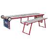 Motorcycle Portable Folding Workbench 360kg Capacity With Ramp