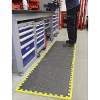 Interlocking EVA Foam Workshop Mat Set 1240 x 1825mm with Hi-Vis Edges