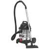 Vacuum Cleaner Industrial Wet & Dry 20L 1250W/230V Stainless Drum