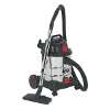 Vacuum Cleaner Industrial 20L 1400W/230V Stainless Drum Auto Start