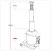 Viking Telescopic Bottle Jack 12 Tonne