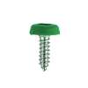 Green Numberplate Screws 4.8 x 18mm - Pack of 50