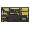 Tool Tray with Pry Bar, Hammer & Punch Set 23pc