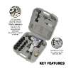 Air Impact Wrench Kit with Sockets 1/2"Sq Drive