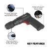 Air Pistol Drill &#216;10mm with Keyless Chuck Composite Reversible - Premier