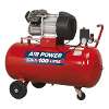 Air Compressor 100L V-Twin Direct Drive 3hp