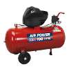 Air Compressor 100L V-Twin Direct Drive 3hp Oil Free