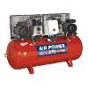 Air Compressor 270L Belt Drive 2 x 3hp with Cast Cylinders