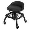 Creeper Stool Pneumatic with Adjustable Height Swivel Seat & Back Rest