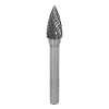 Tungsten Carbide Rotary Burr Arc Pointed Nose 10mm