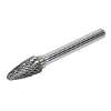 Tungsten Carbide Rotary Burr Arc Round Nose 10mm