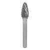 Tungsten Carbide Rotary Burr Arc Round Nose 10mm