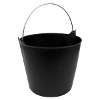 Heavy-Duty Flexi Tub 26L with Metal Handle - Black