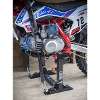 Fast Lock Tie Down System for Motocross Bikes