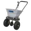 Stainless Steel Broadcast Salt Spreader 37kg Walk Behind