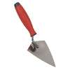 Stainless Steel Sharp Pointing Trowel - Rubber Handle - 140mm