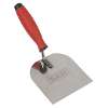 Stainless Steel Margin Trowel - Rubber Handle - 120mm