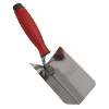 Stainless Steel Internal Corner Trowel - Rubber Handle - 120 x 60mm