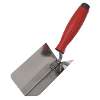 Stainless Steel Internal Corner Trowel - Rubber Handle - 120 x 60mm