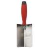 Stainless Steel Internal Corner Trowel - Rubber Handle - 120 x 60mm