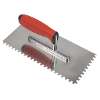 Stainless Steel 270mm Notch Trowel - Rubber Handle - 6mm