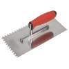 Stainless Steel 270mm Notch Trowel - Rubber Handle - 6mm