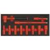 Insulated Socket Set with Tool Tray 11pc 3/8"Sq Drive - VDE Approved