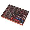 Tool Chest Combination 23 Drawer with Ball-Bearing Slides - Black with 446pc Tool Kit