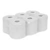 Paper Roll White 2-Ply Embossed 150m Pack of 6