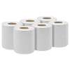 White Embossed 2-Ply Paper Roll 60m - Pack of 6